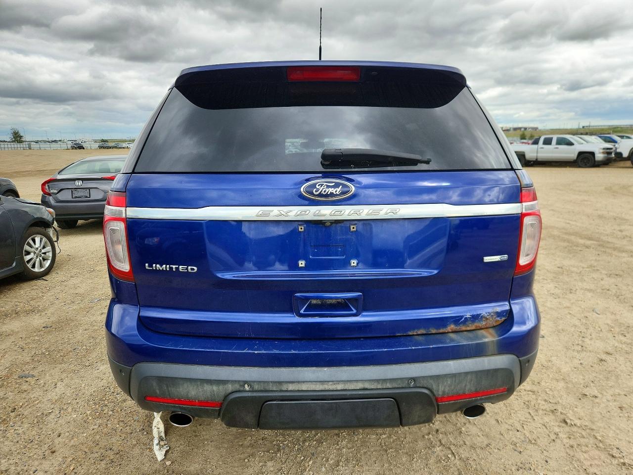 2014 Ford Explorer Limited Blue vin: 1FM5K8F88EGB03091