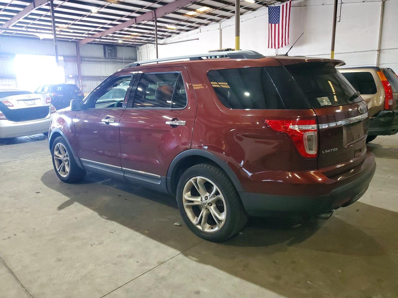 2015 Ford Explorer Limited Brown vin: 1FM5K8F88FGA02019
