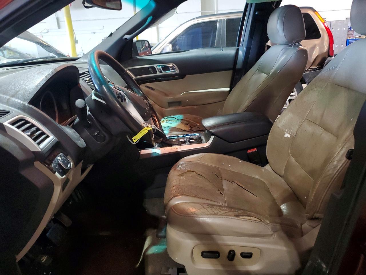 2015 Ford Explorer Limited Brown vin: 1FM5K8F88FGA02019