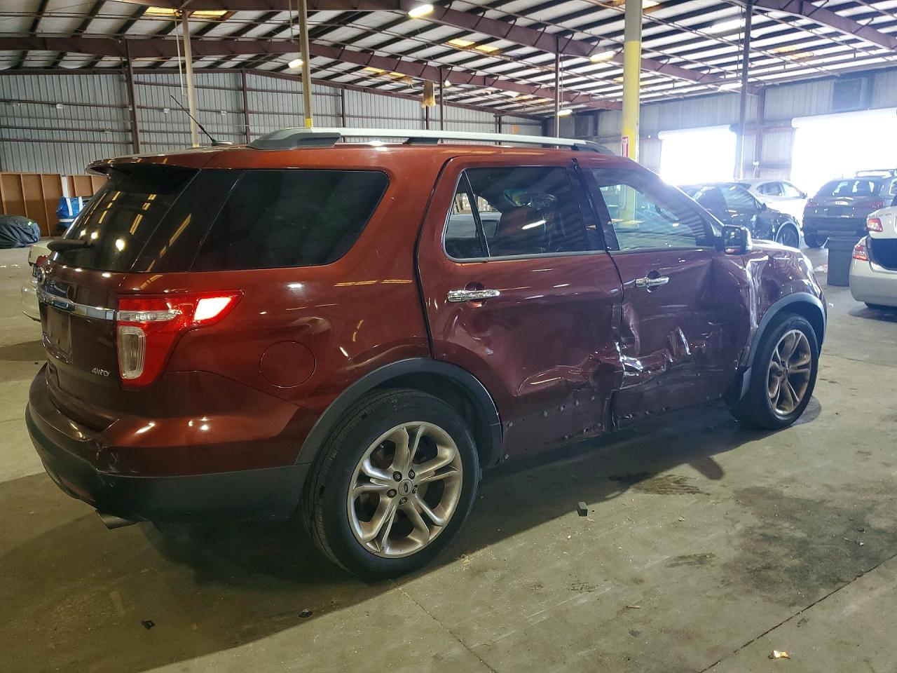 2015 Ford Explorer Limited Brown vin: 1FM5K8F88FGA02019