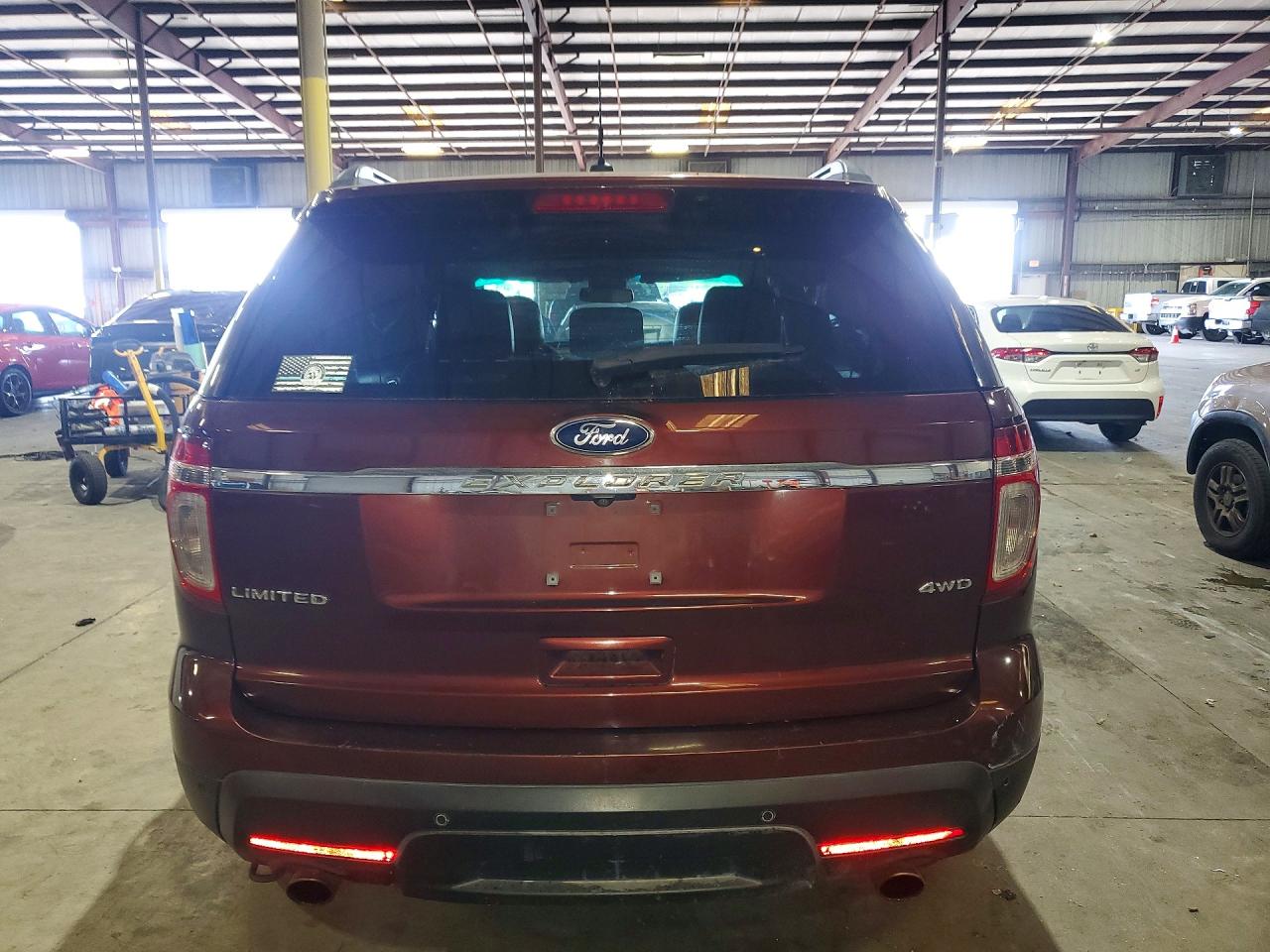 2015 Ford Explorer Limited Brown vin: 1FM5K8F88FGA02019