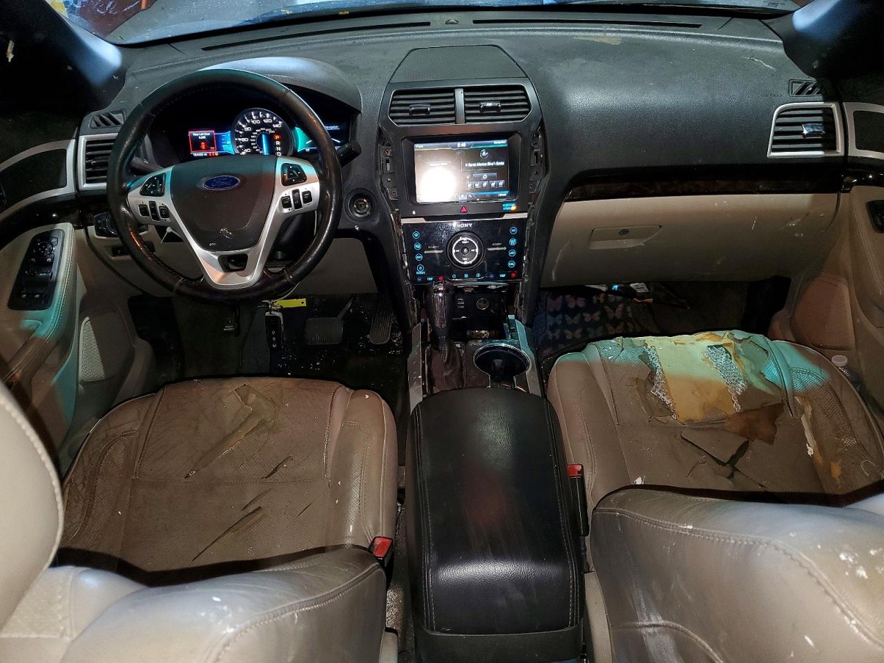 2015 Ford Explorer Limited Brown vin: 1FM5K8F88FGA02019