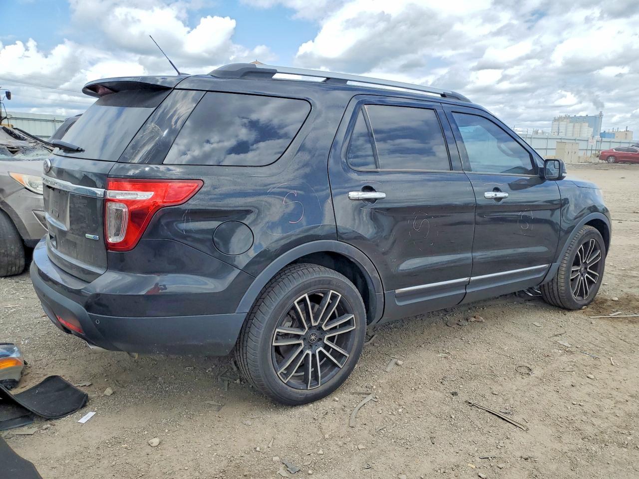 2015 Ford Explorer Limited Black vin: 1FM5K8F88FGA15093