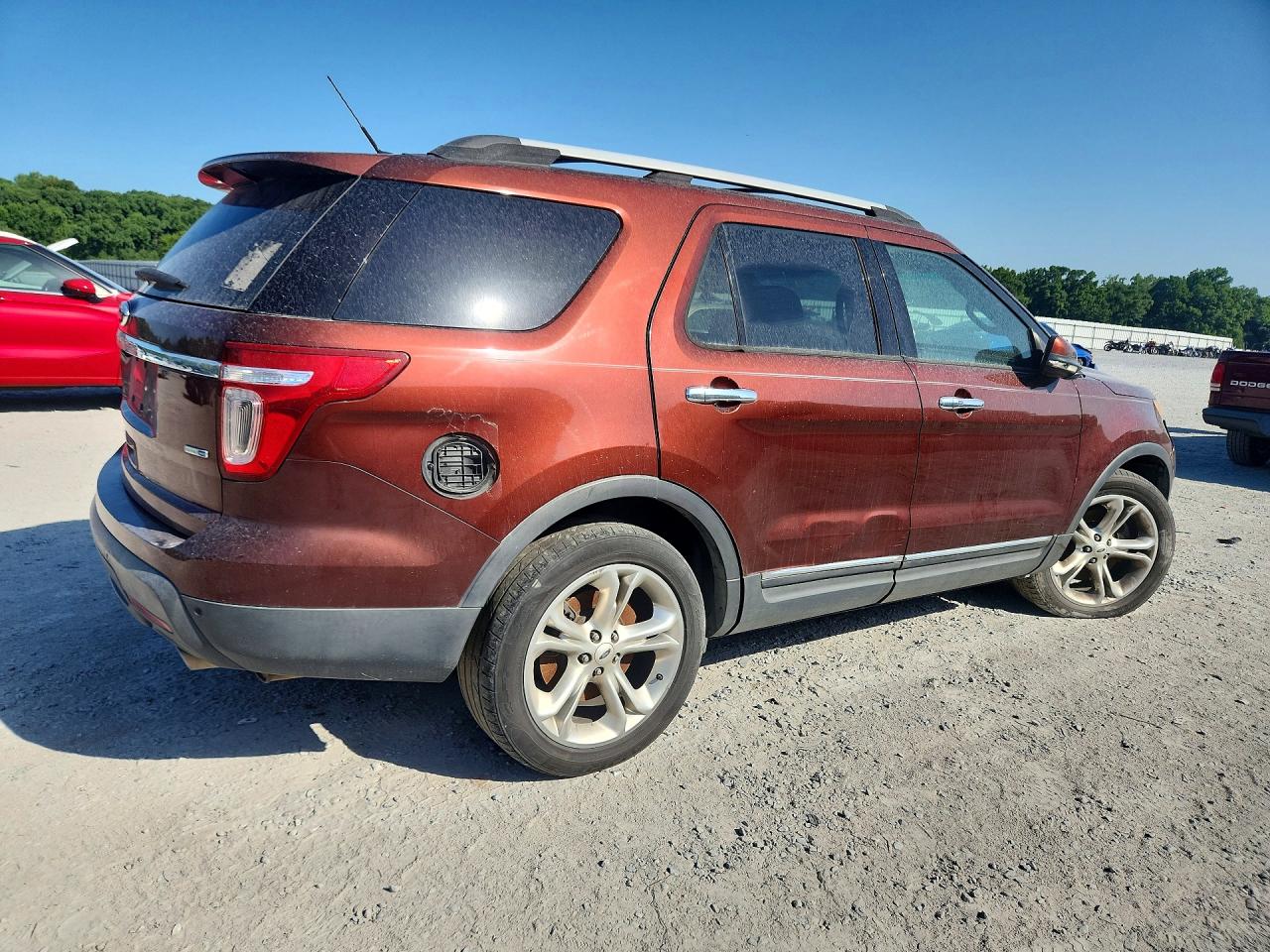 2015 Ford Explorer Limited Burgundy vin: 1FM5K8F88FGA18673