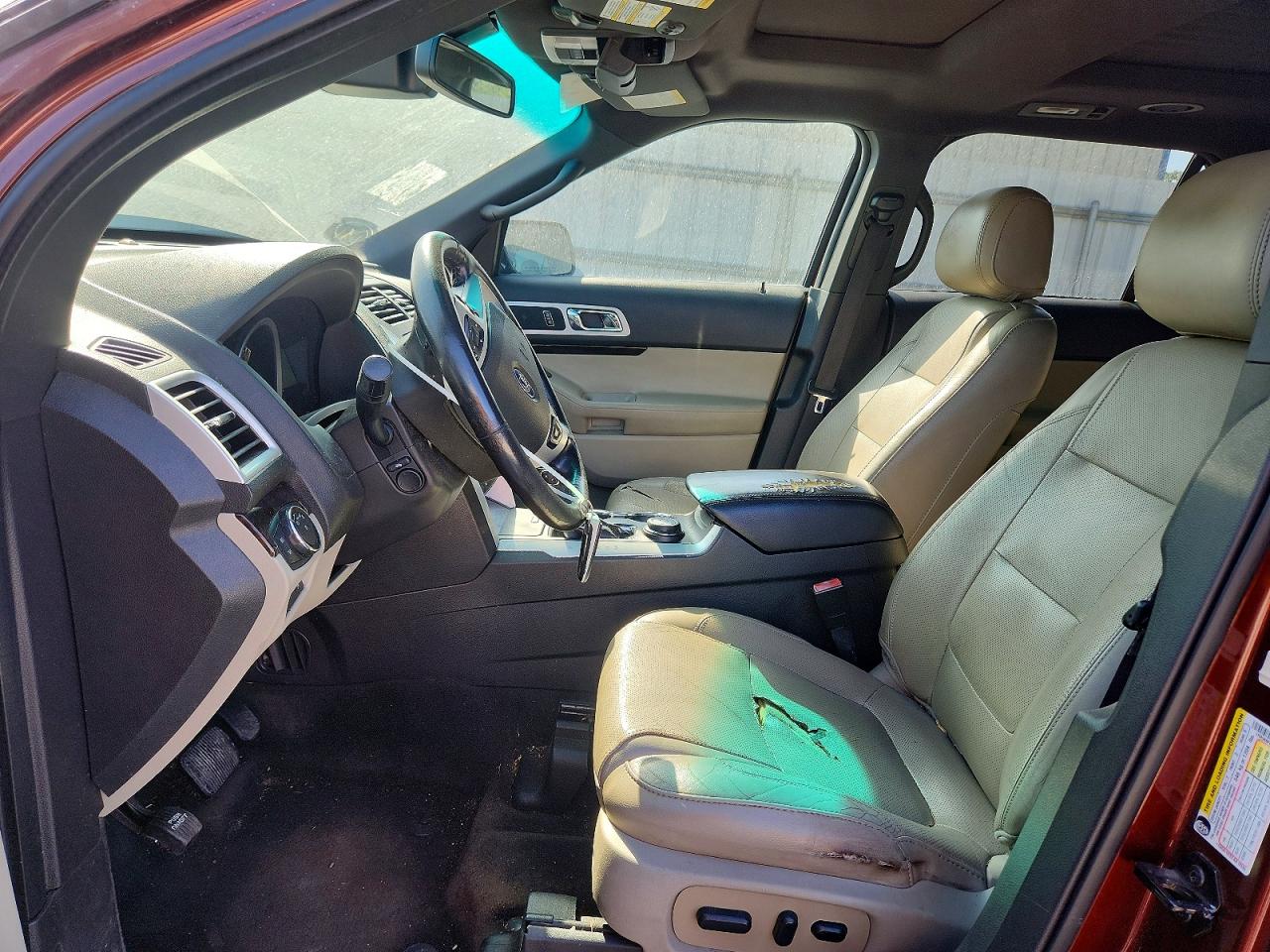 2015 Ford Explorer Limited Burgundy vin: 1FM5K8F88FGA18673