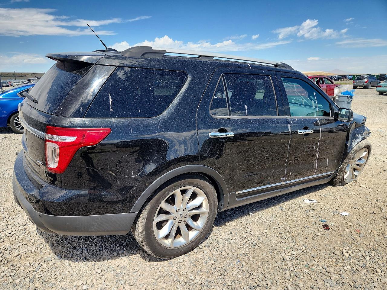 2015 Ford Explorer Limited Черный vin: 1FM5K8F88FGA31259