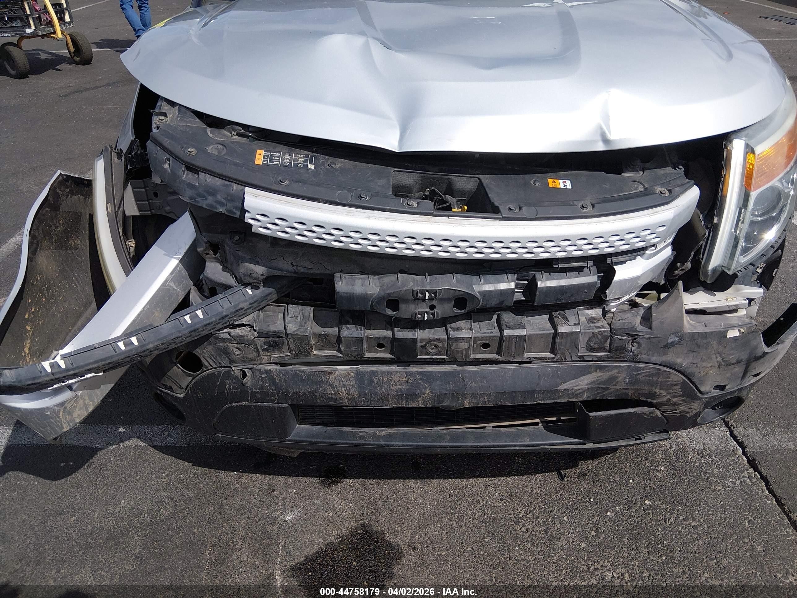 2015 Ford Explorer Limited Silver vin: 1FM5K8F88FGA56310