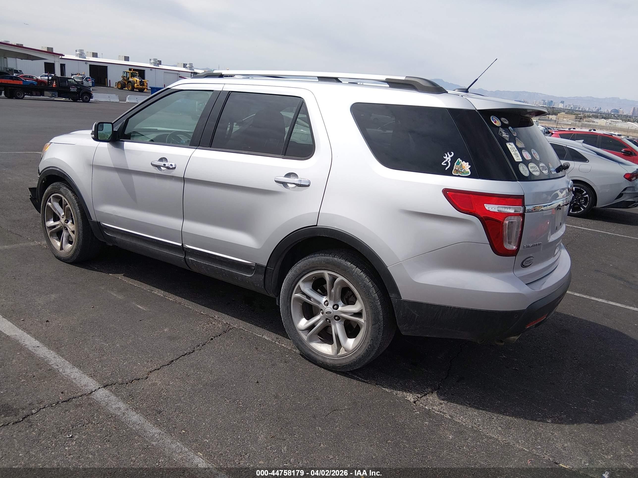 2015 Ford Explorer Limited Silver vin: 1FM5K8F88FGA56310