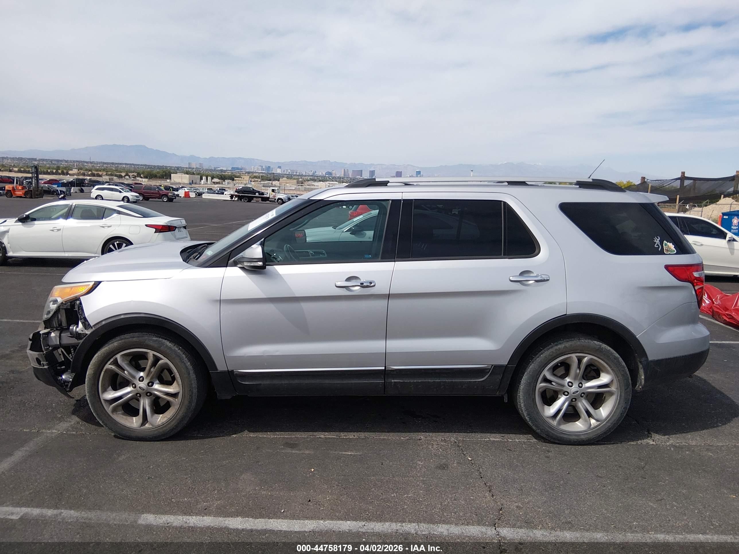 2015 Ford Explorer Limited Silver vin: 1FM5K8F88FGA56310