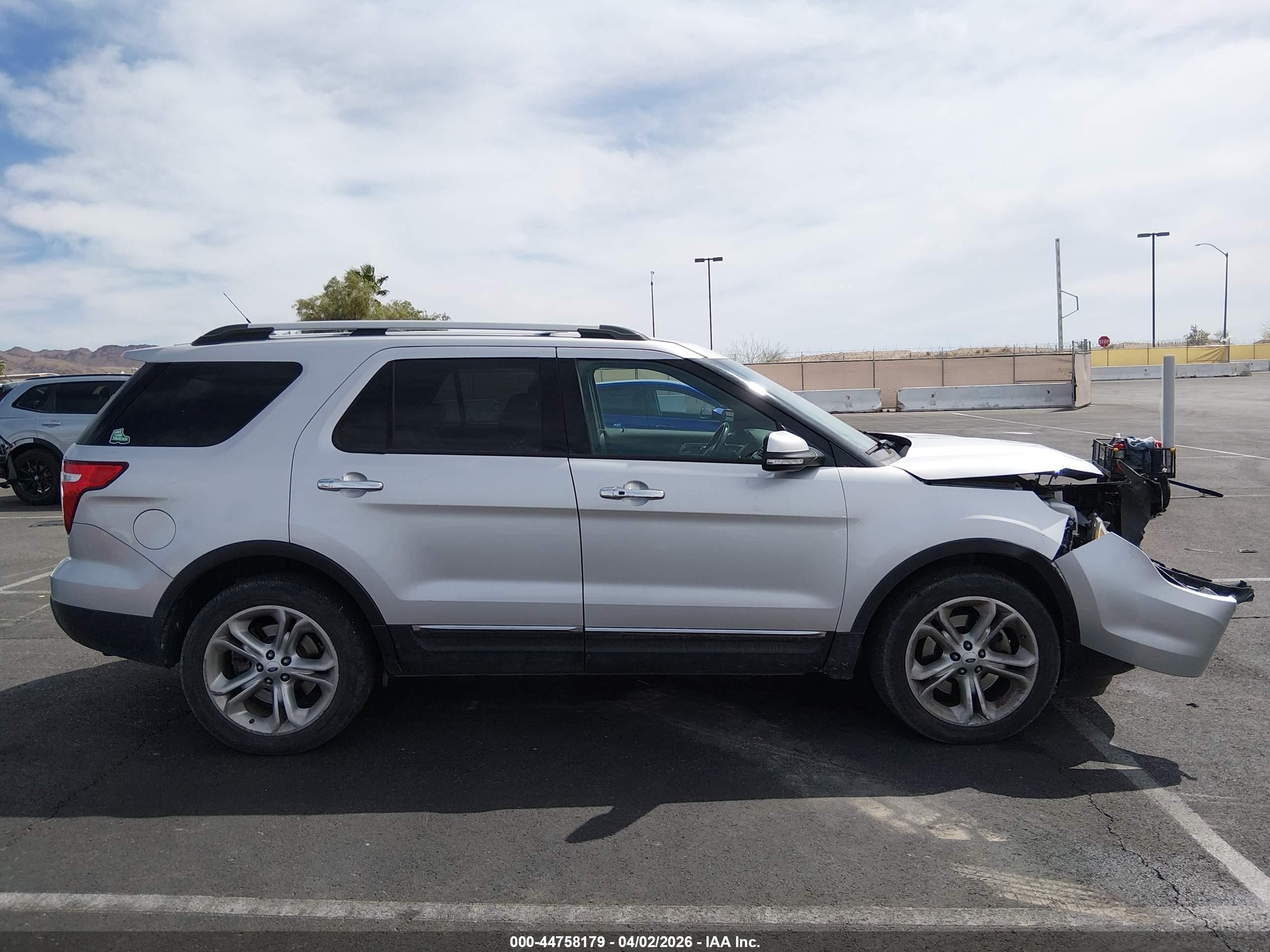 2015 Ford Explorer Limited Silver vin: 1FM5K8F88FGA56310