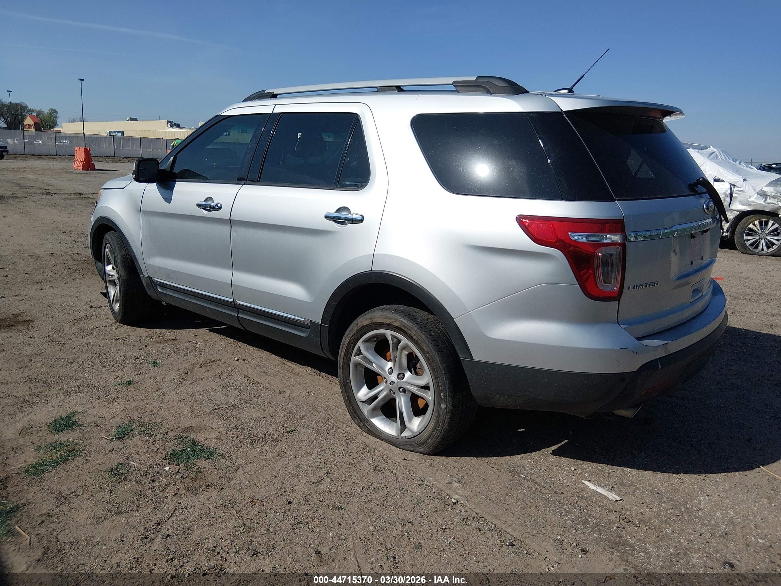 2015 Ford Explorer Limited Silver vin: 1FM5K8F88FGA93082
