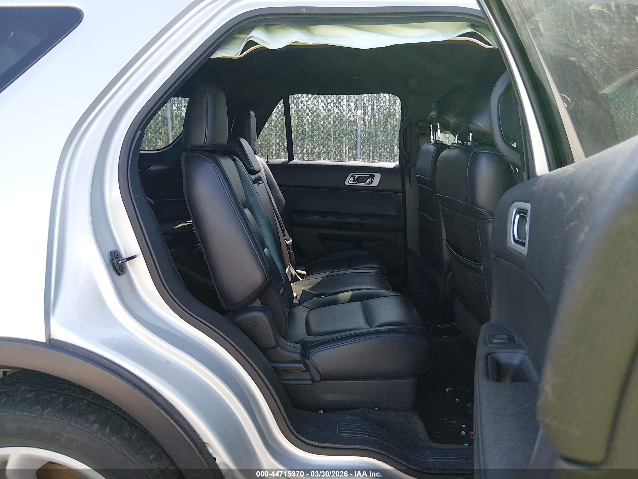 2015 Ford Explorer Limited Silver vin: 1FM5K8F88FGA93082