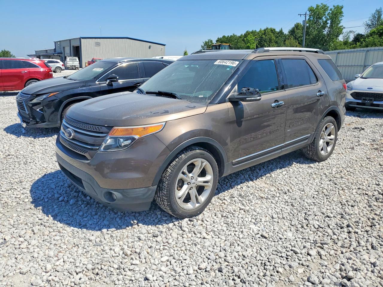 2015 Ford Explorer Limited Brown vin: 1FM5K8F88FGC26021