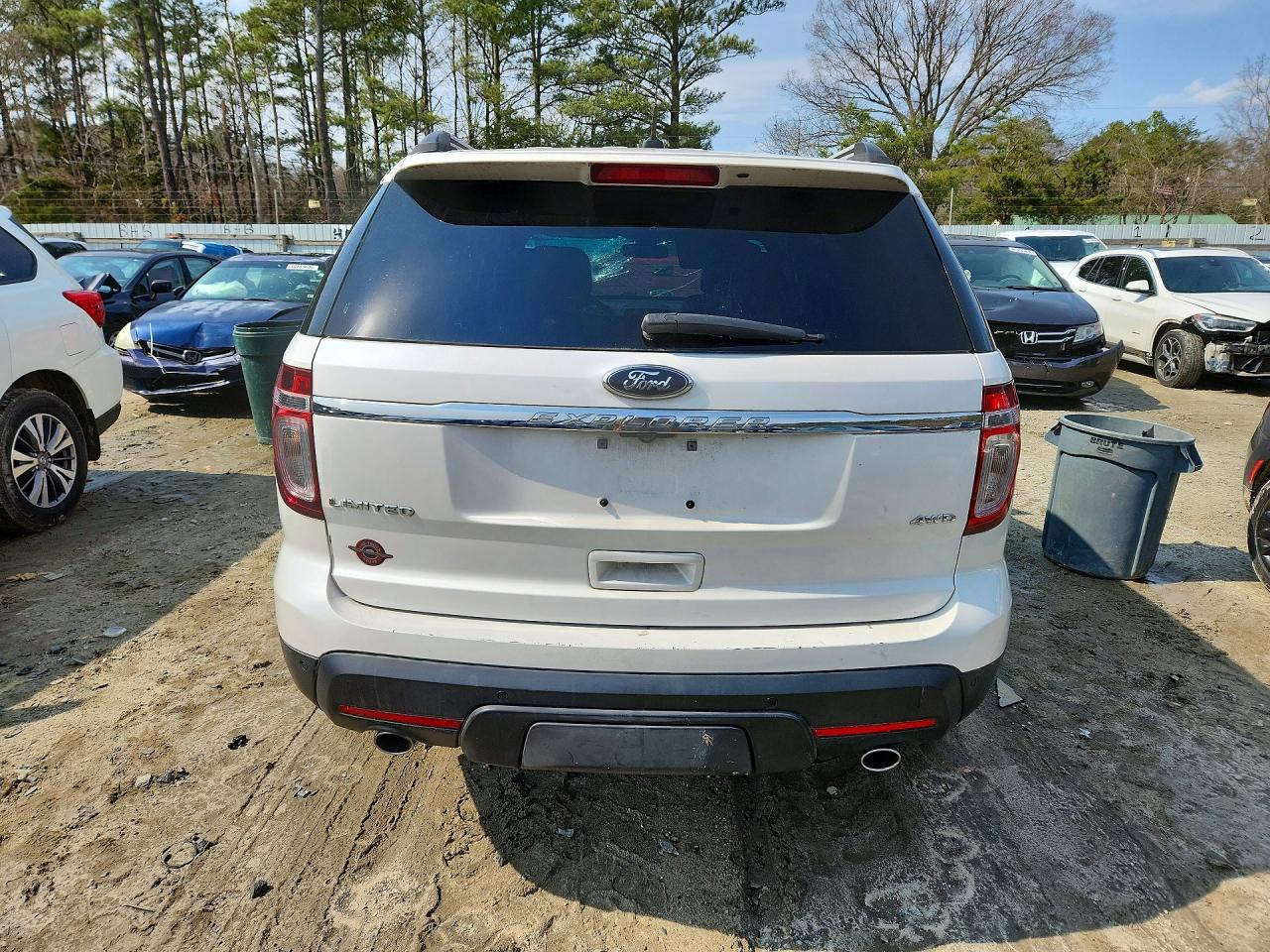 2015 Ford Explorer Limited Белый vin: 1FM5K8F88FGC35270