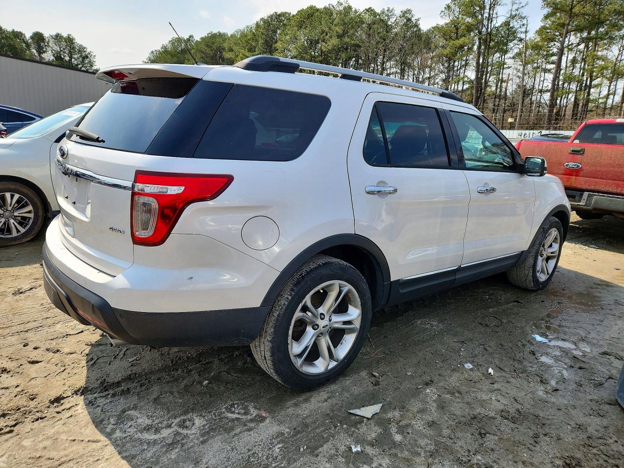 2015 Ford Explorer Limited Белый vin: 1FM5K8F88FGC35270
