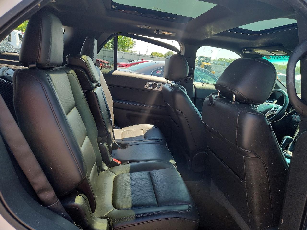 2015 Ford Explorer Limited White vin: 1FM5K8F88FGC36824