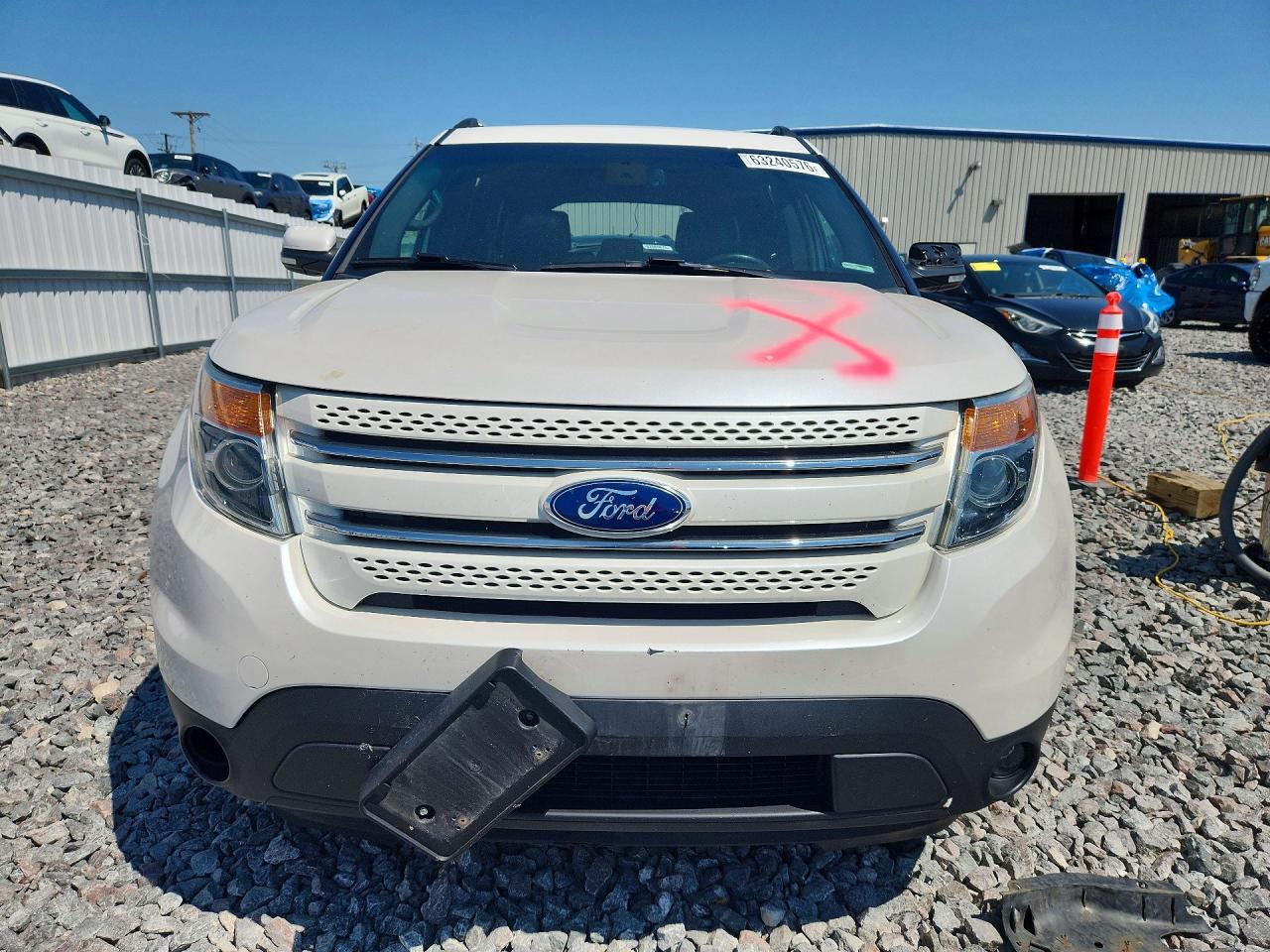 2015 Ford Explorer Limited White vin: 1FM5K8F88FGC36824
