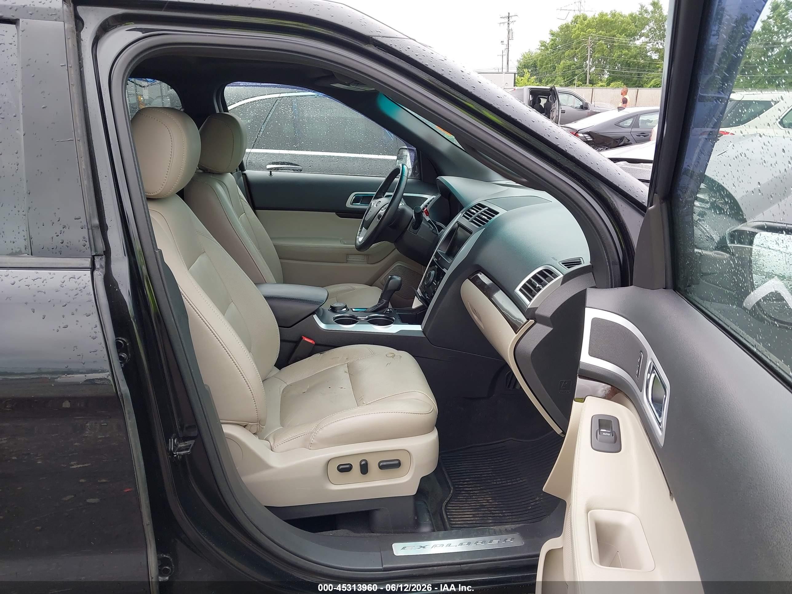 2015 Ford Explorer Limited Black vin: 1FM5K8F88FGC47533