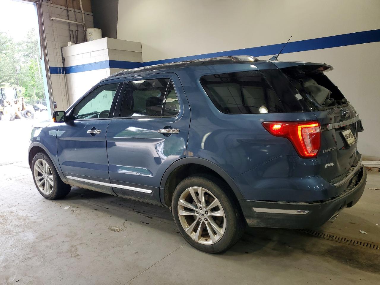 2018 Ford Explorer Limited Blue vin: 1FM5K8F88JGC81979