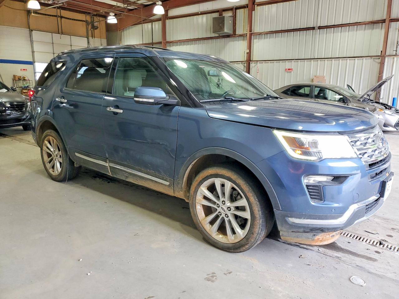 2018 Ford Explorer Limited Blue vin: 1FM5K8F88JGC81979
