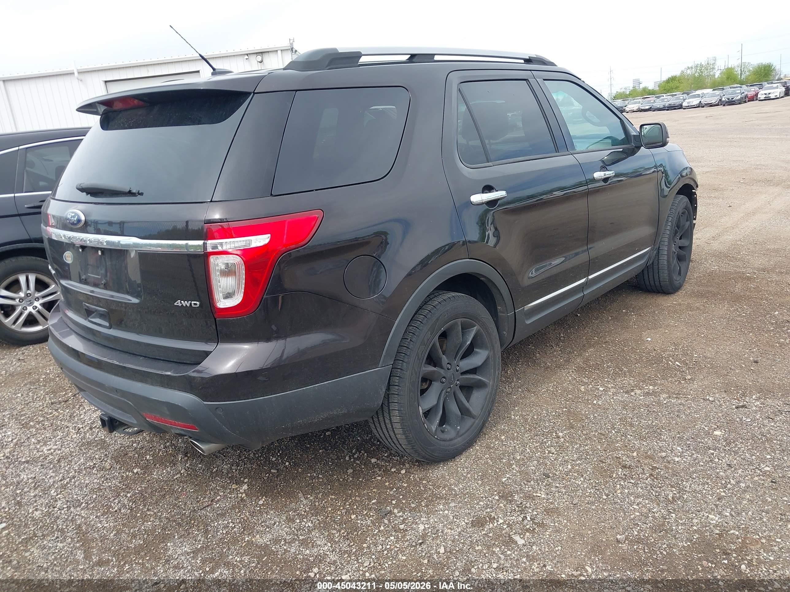2013 Ford Explorer Limited Черный vin: 1FM5K8F89DGA09512