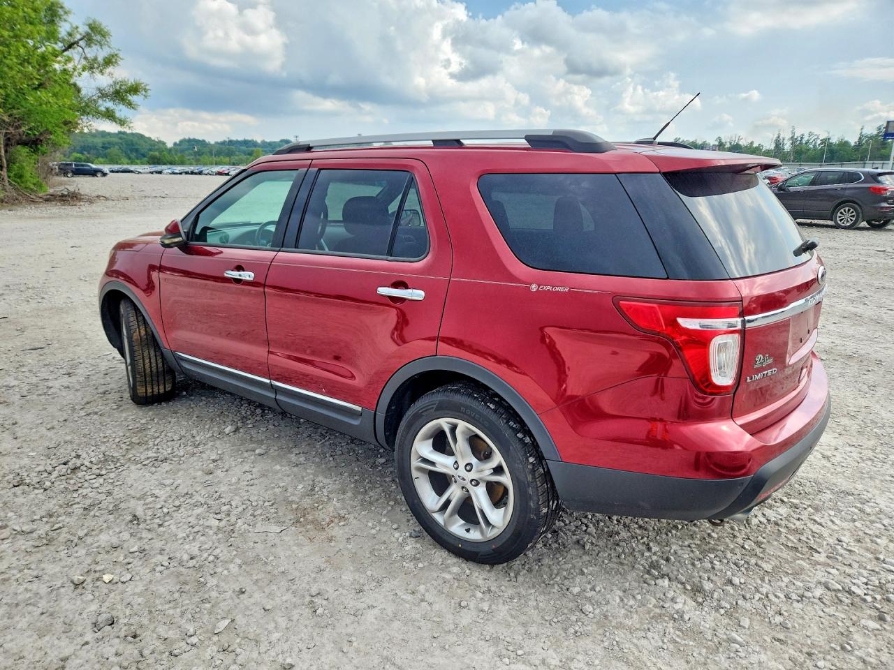 2013 Ford Explorer Limited Red vin: 1FM5K8F89DGA17500
