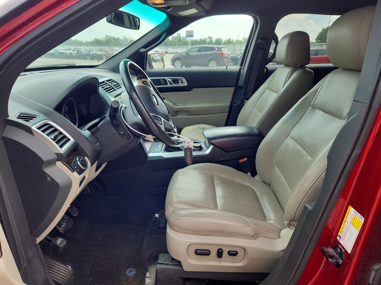 2013 Ford Explorer Limited Red vin: 1FM5K8F89DGA17500
