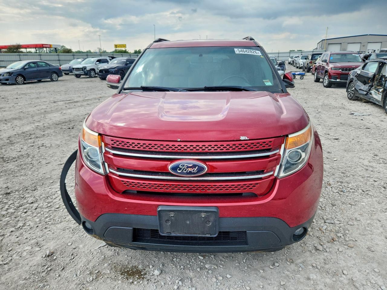 2013 Ford Explorer Limited Red vin: 1FM5K8F89DGA17500