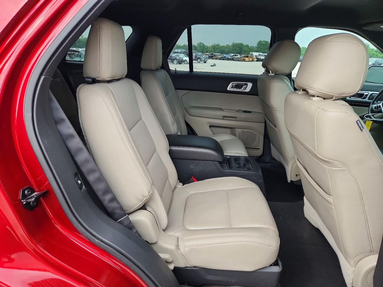 2013 Ford Explorer Limited Red vin: 1FM5K8F89DGA17500