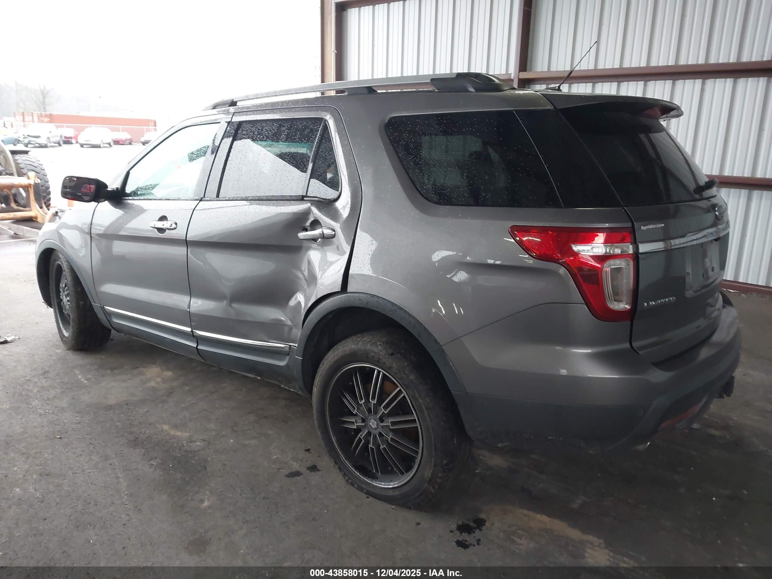 2013 Ford Explorer Limited Серый vin: 1FM5K8F89DGA45099