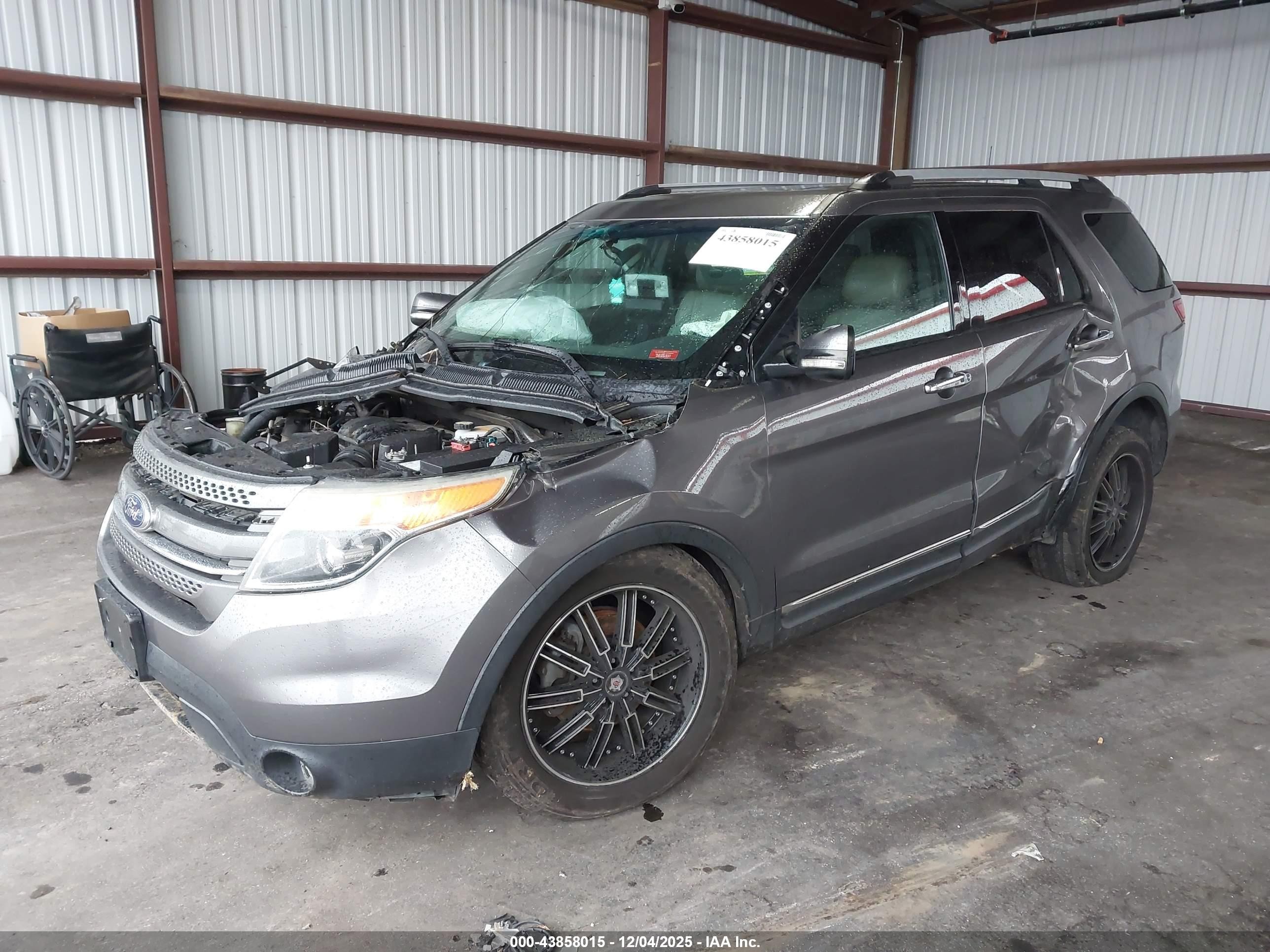 2013 Ford Explorer Limited Серый vin: 1FM5K8F89DGA45099