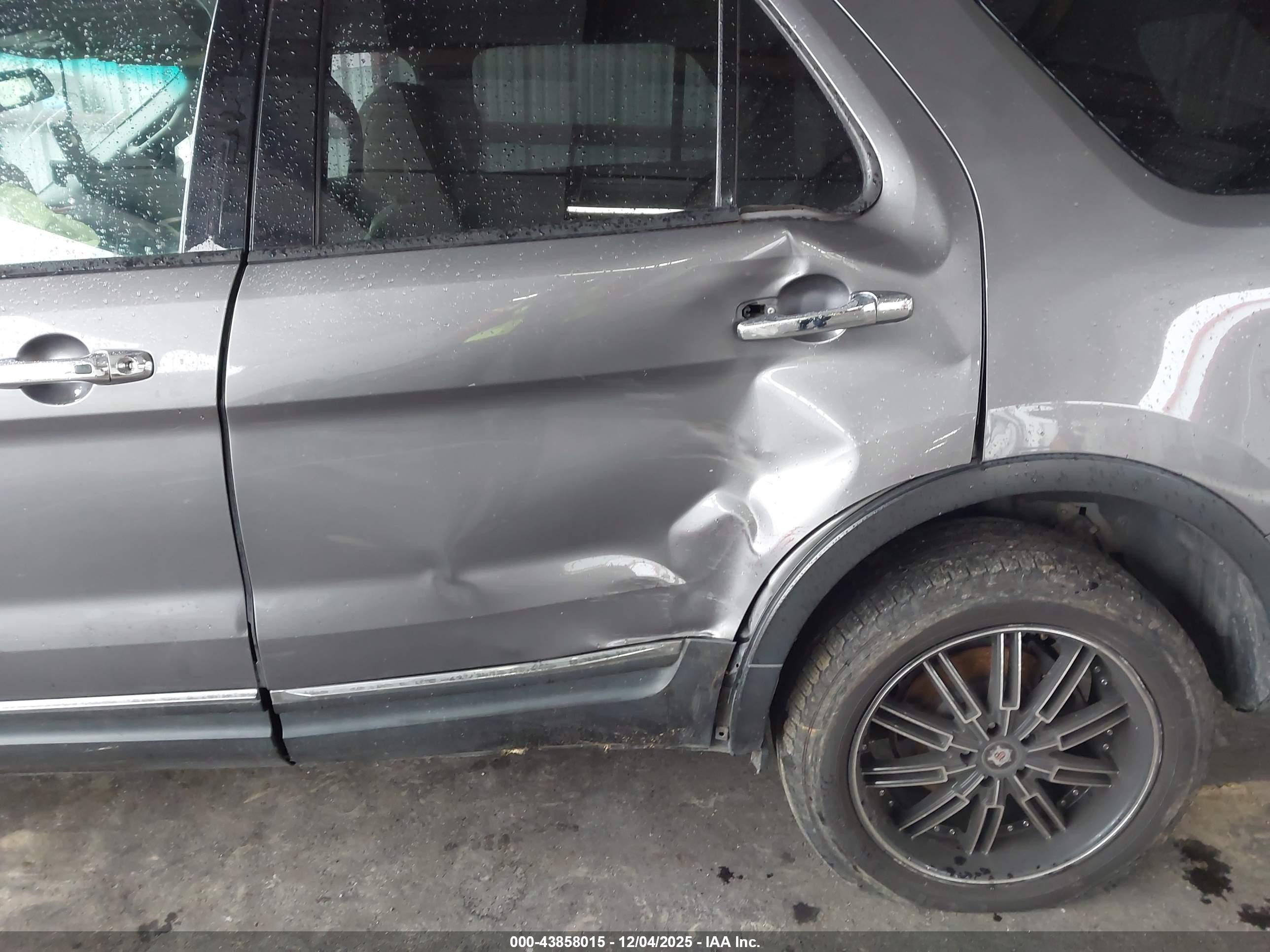 2013 Ford Explorer Limited Серый vin: 1FM5K8F89DGA45099