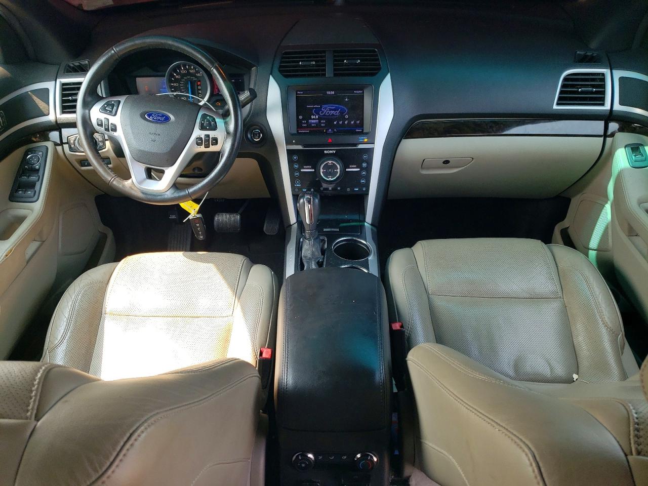 2013 Ford Explorer Limited Brown vin: 1FM5K8F89DGA78507