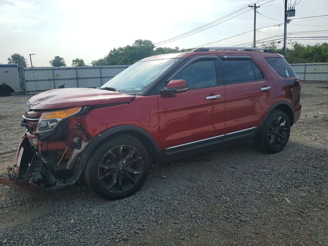 2013 Ford Explorer Limited Red vin: 1FM5K8F89DGB02689