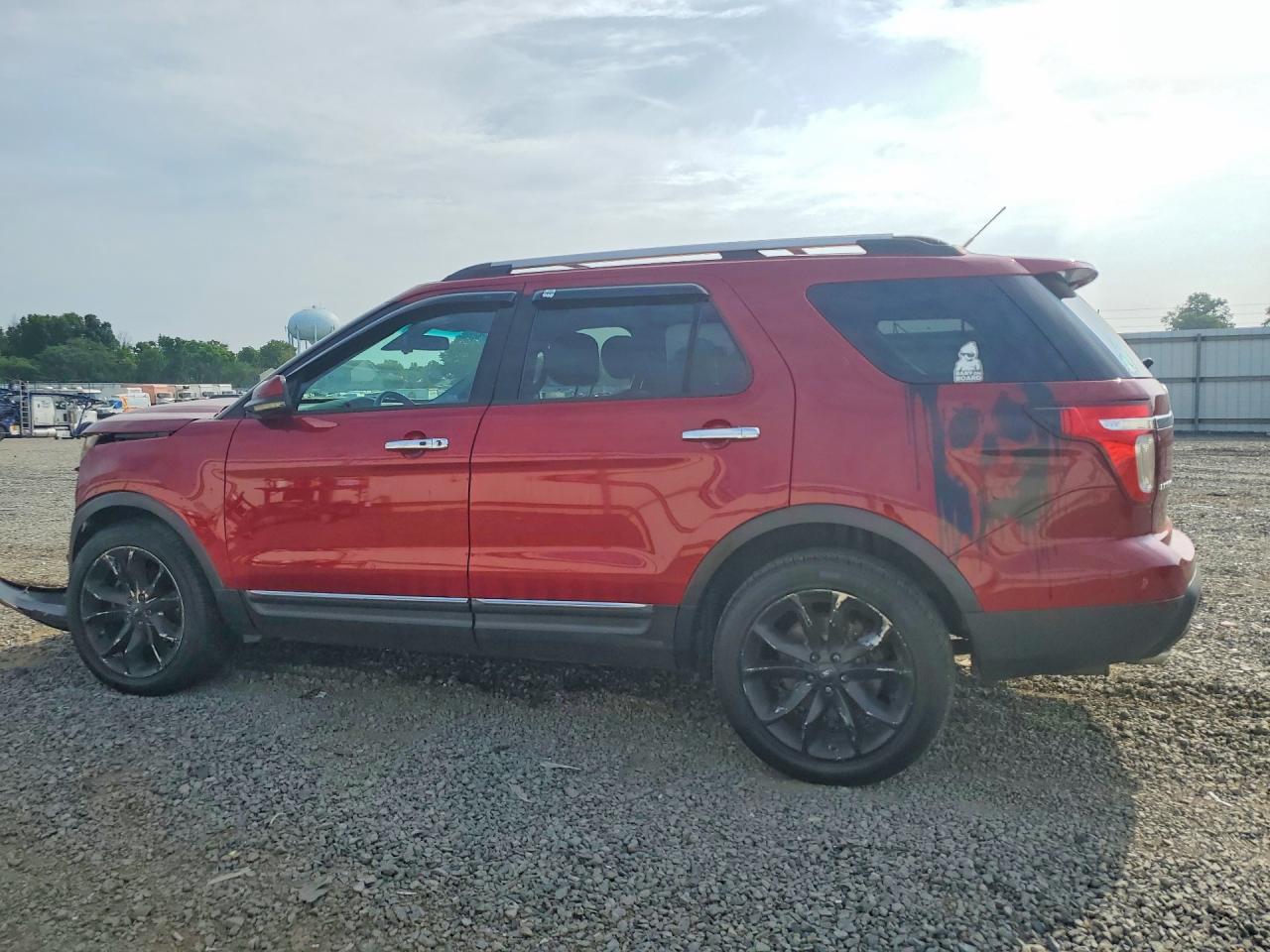 2013 Ford Explorer Limited Red vin: 1FM5K8F89DGB02689