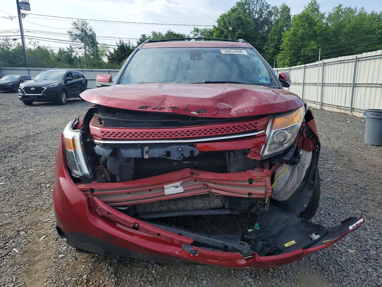 2013 Ford Explorer Limited Red vin: 1FM5K8F89DGB02689