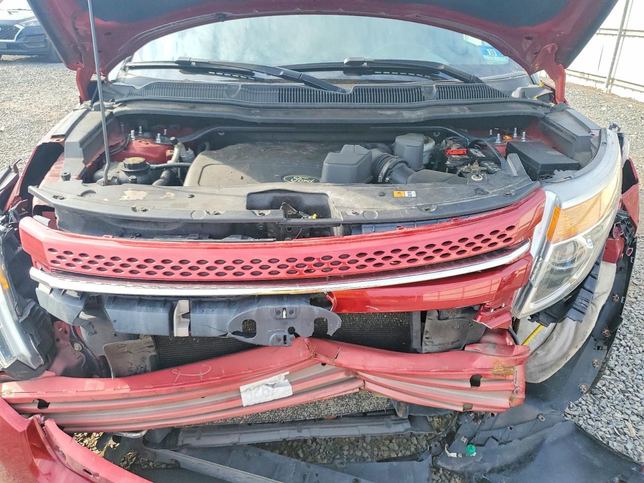 2013 Ford Explorer Limited Red vin: 1FM5K8F89DGB02689