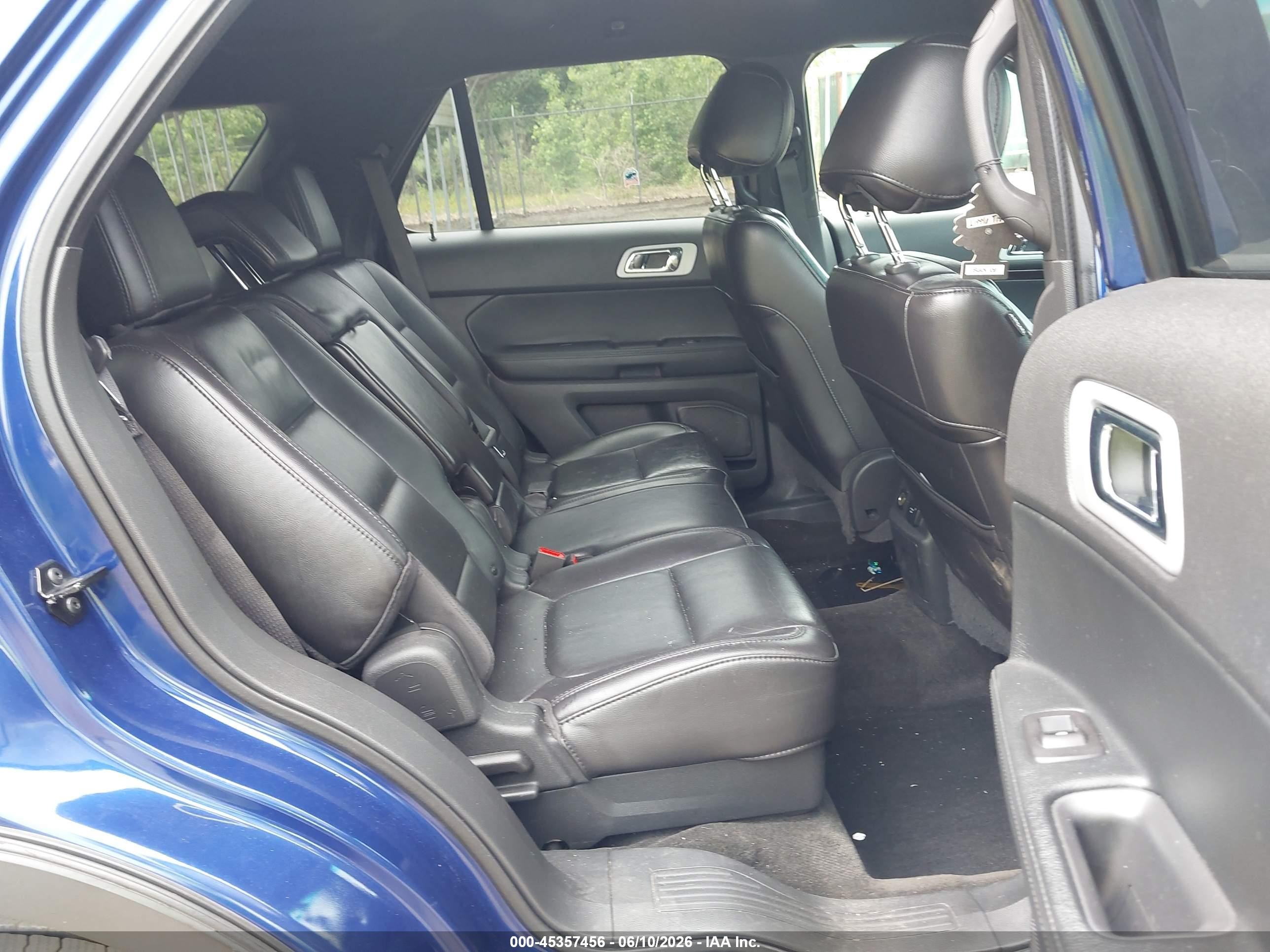 2013 Ford Explorer Limited Blue vin: 1FM5K8F89DGB07682