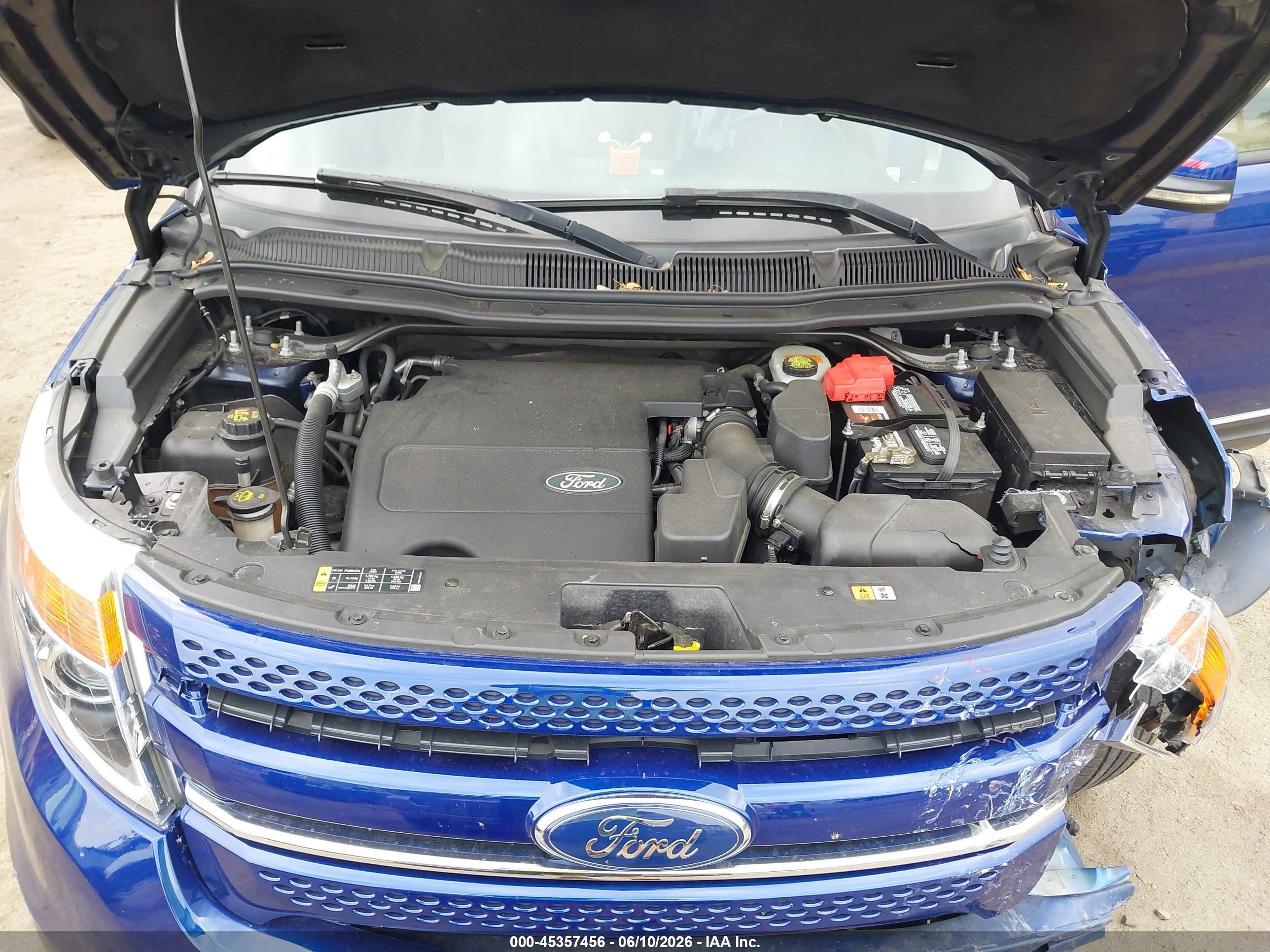 2013 Ford Explorer Limited Blue vin: 1FM5K8F89DGB07682