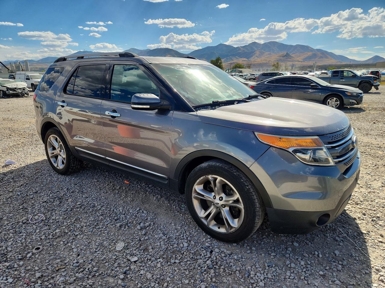 2013 Ford Explorer Limited Серый vin: 1FM5K8F89DGB28161