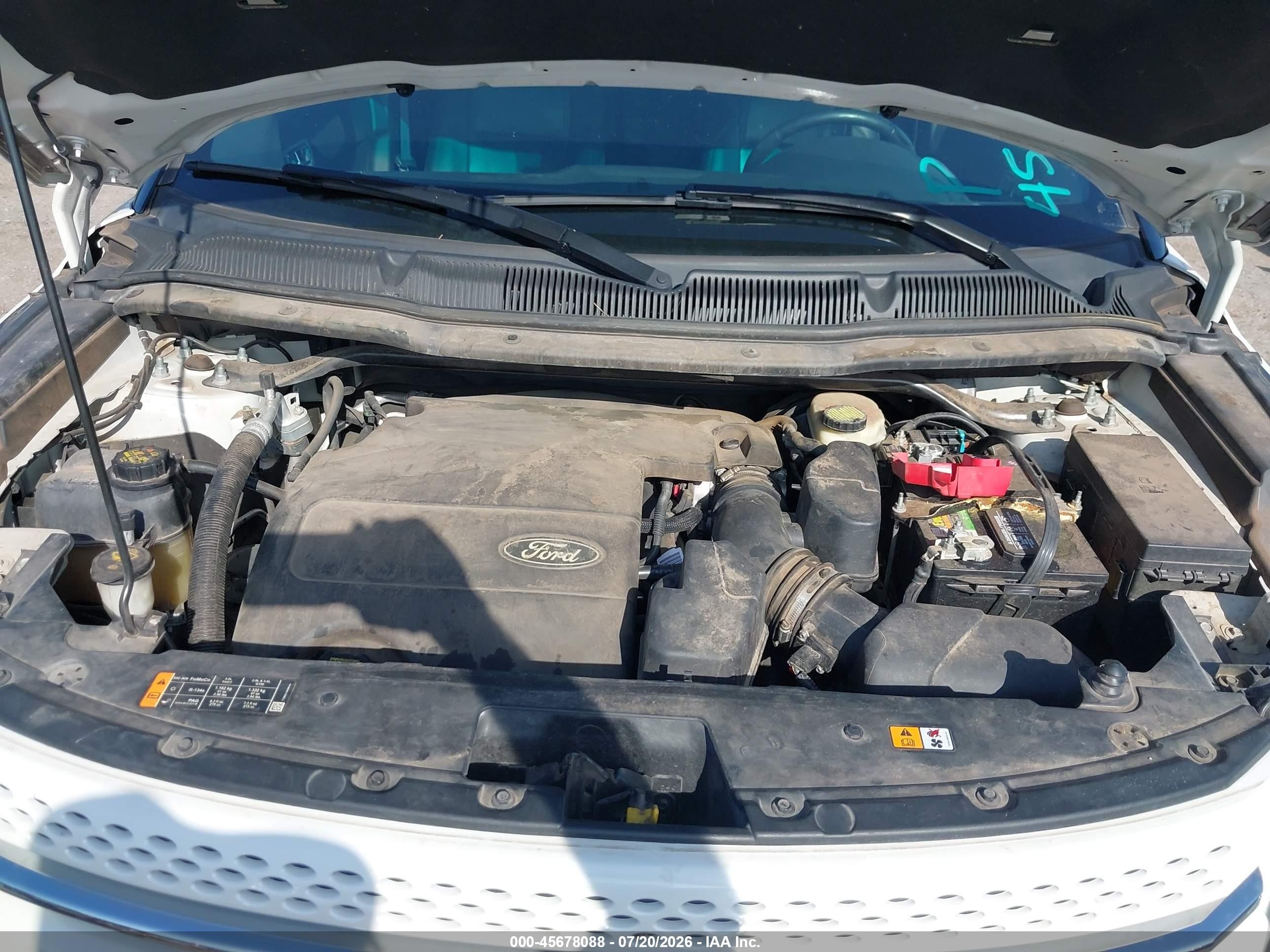 2013 Ford Explorer Limited Белый vin: 1FM5K8F89DGB62584