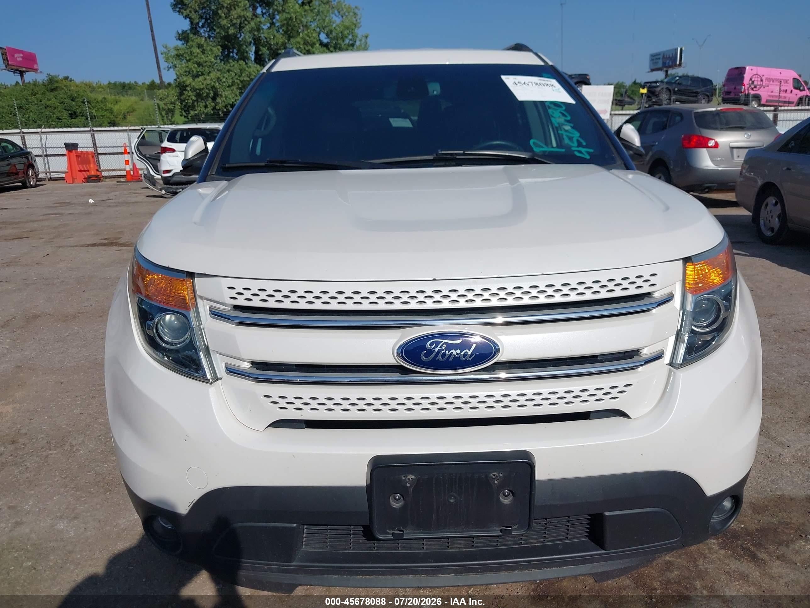 2013 Ford Explorer Limited Белый vin: 1FM5K8F89DGB62584