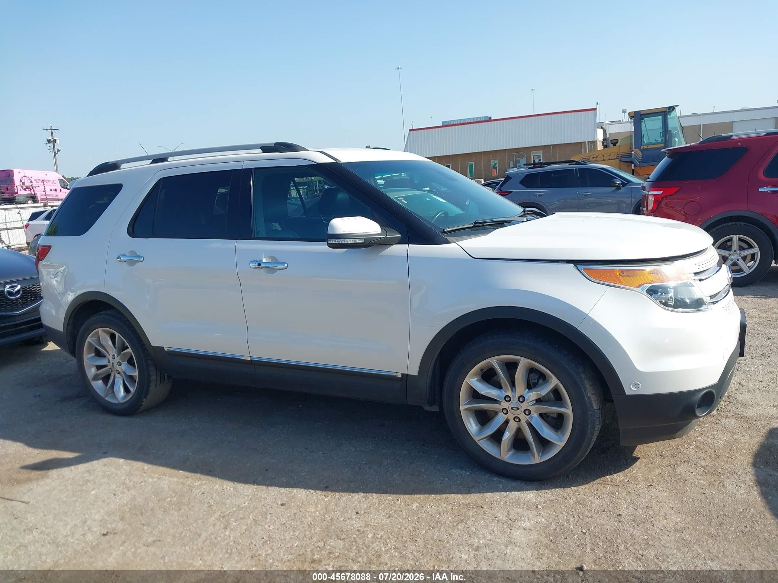 2013 Ford Explorer Limited Белый vin: 1FM5K8F89DGB62584