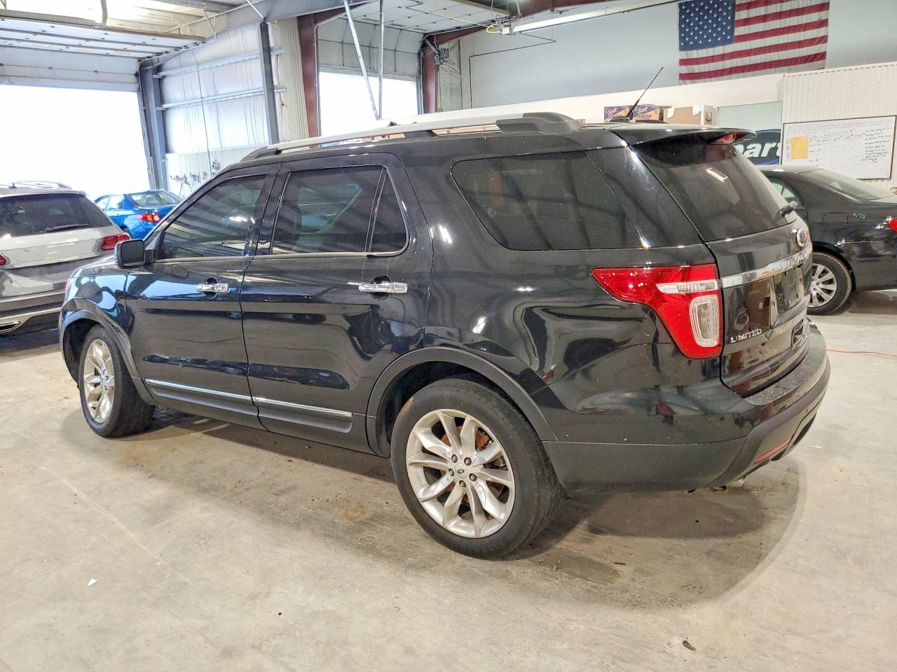 2013 Ford Explorer Black vin: 1FM5K8F89DGB83337
