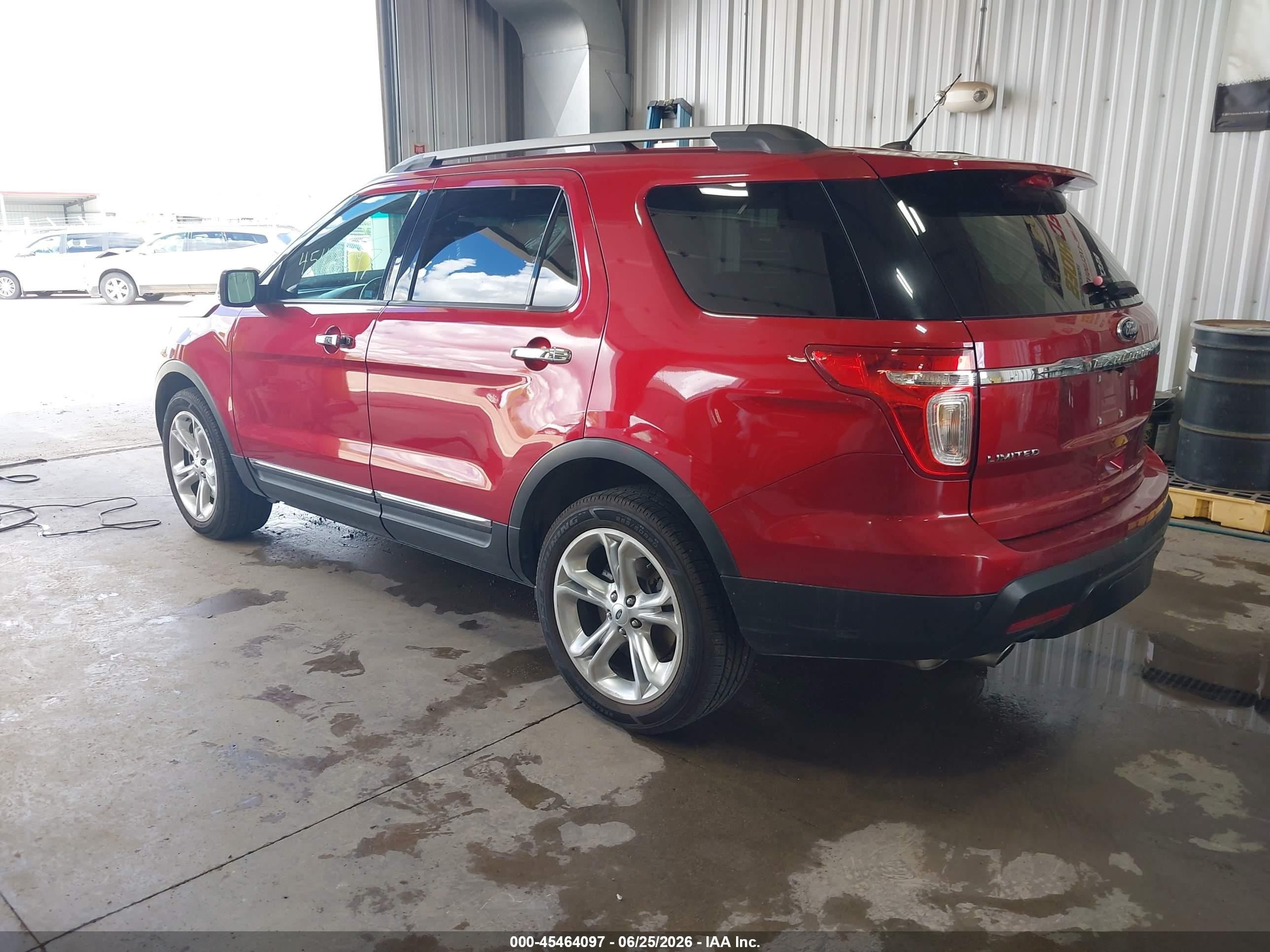 2013 Ford Explorer Limited Red vin: 1FM5K8F89DGC15087
