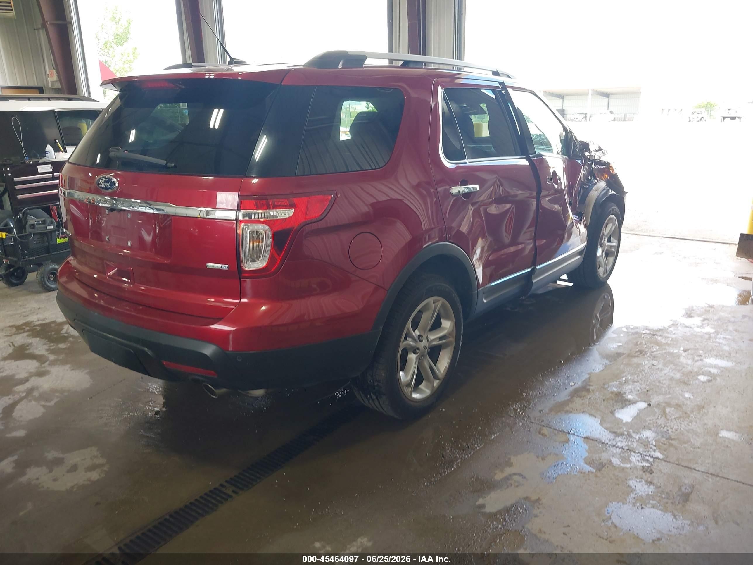 2013 Ford Explorer Limited Red vin: 1FM5K8F89DGC15087