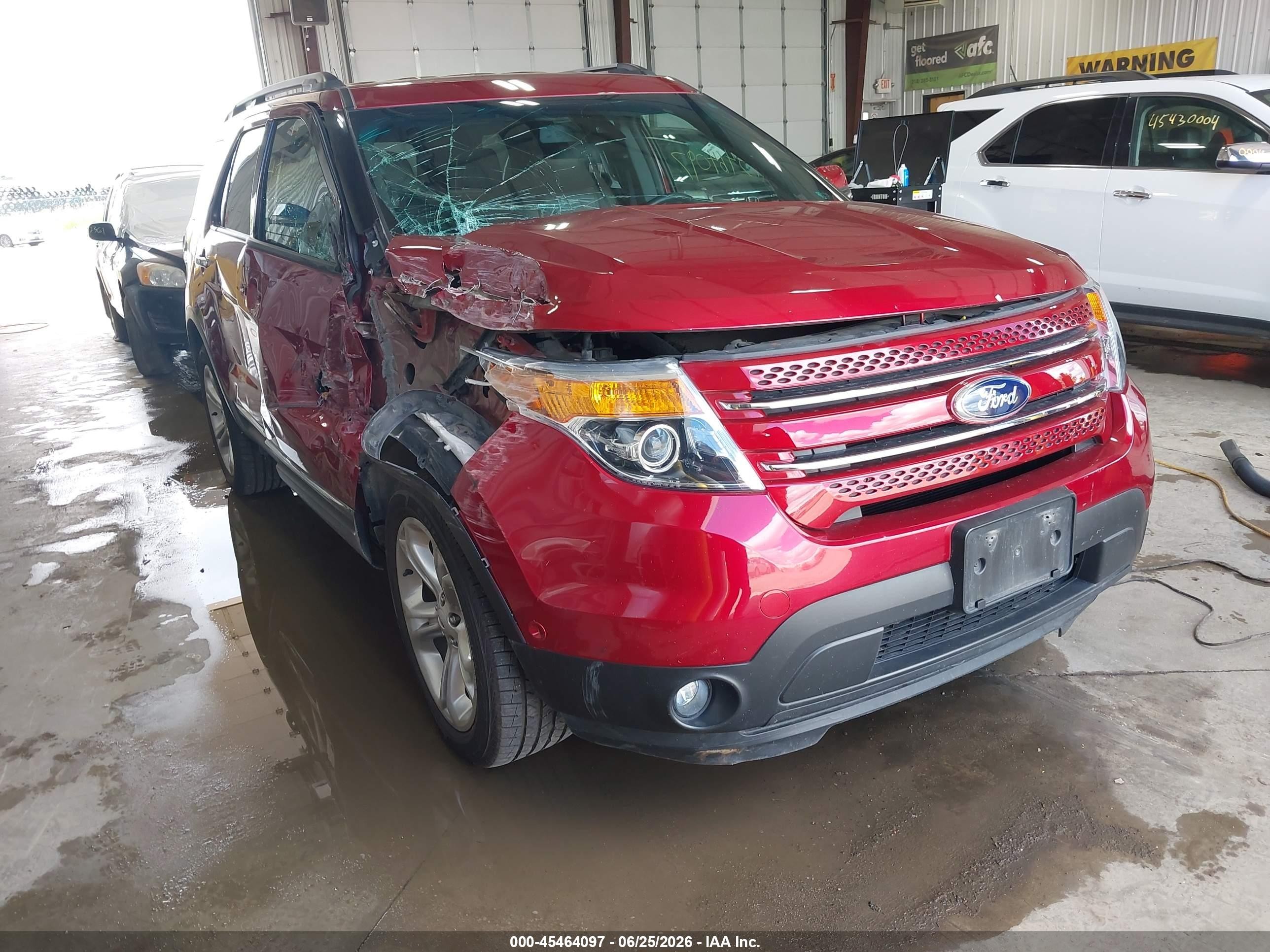 2013 Ford Explorer Limited Red vin: 1FM5K8F89DGC15087