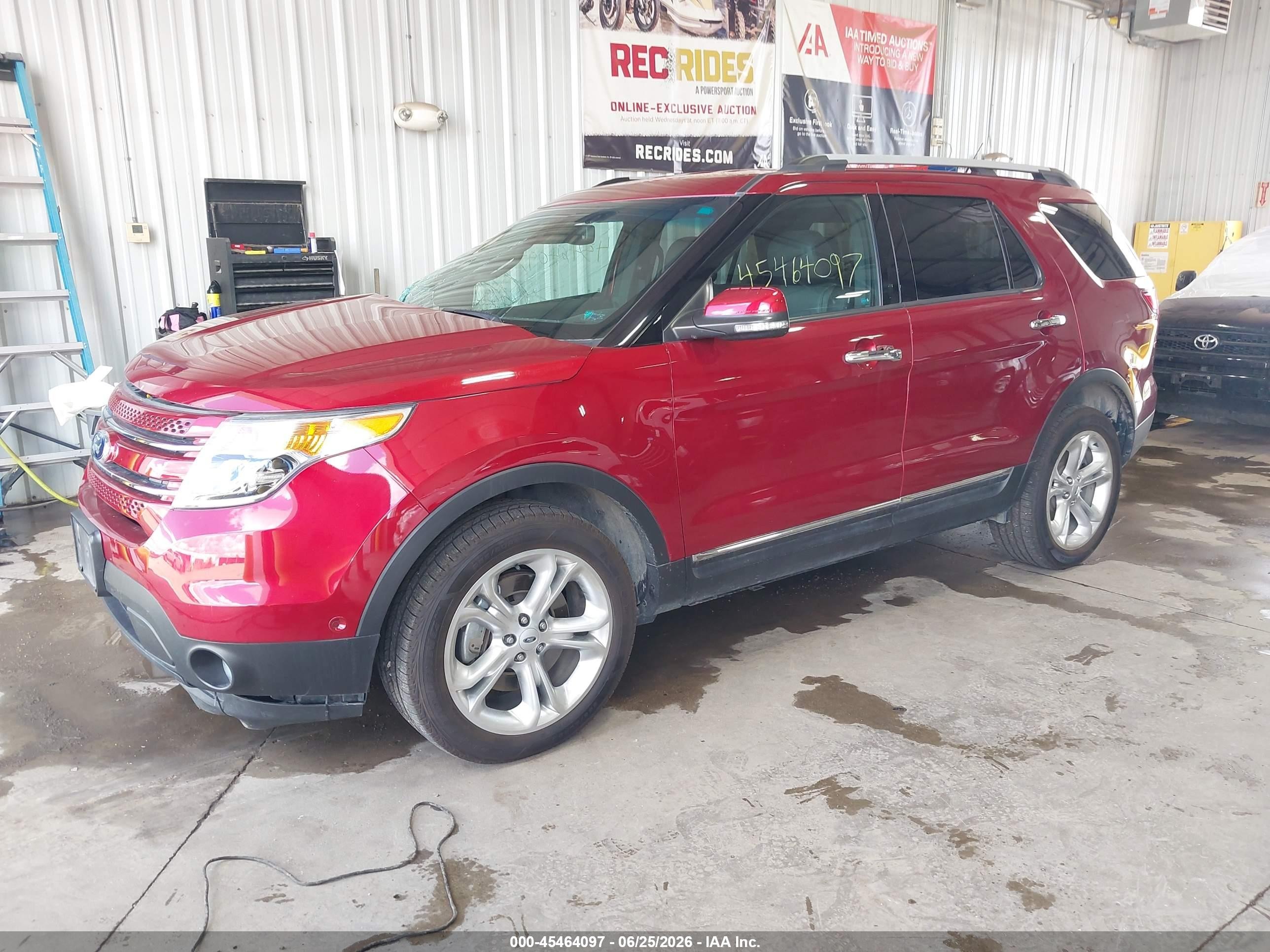 2013 Ford Explorer Limited Red vin: 1FM5K8F89DGC15087