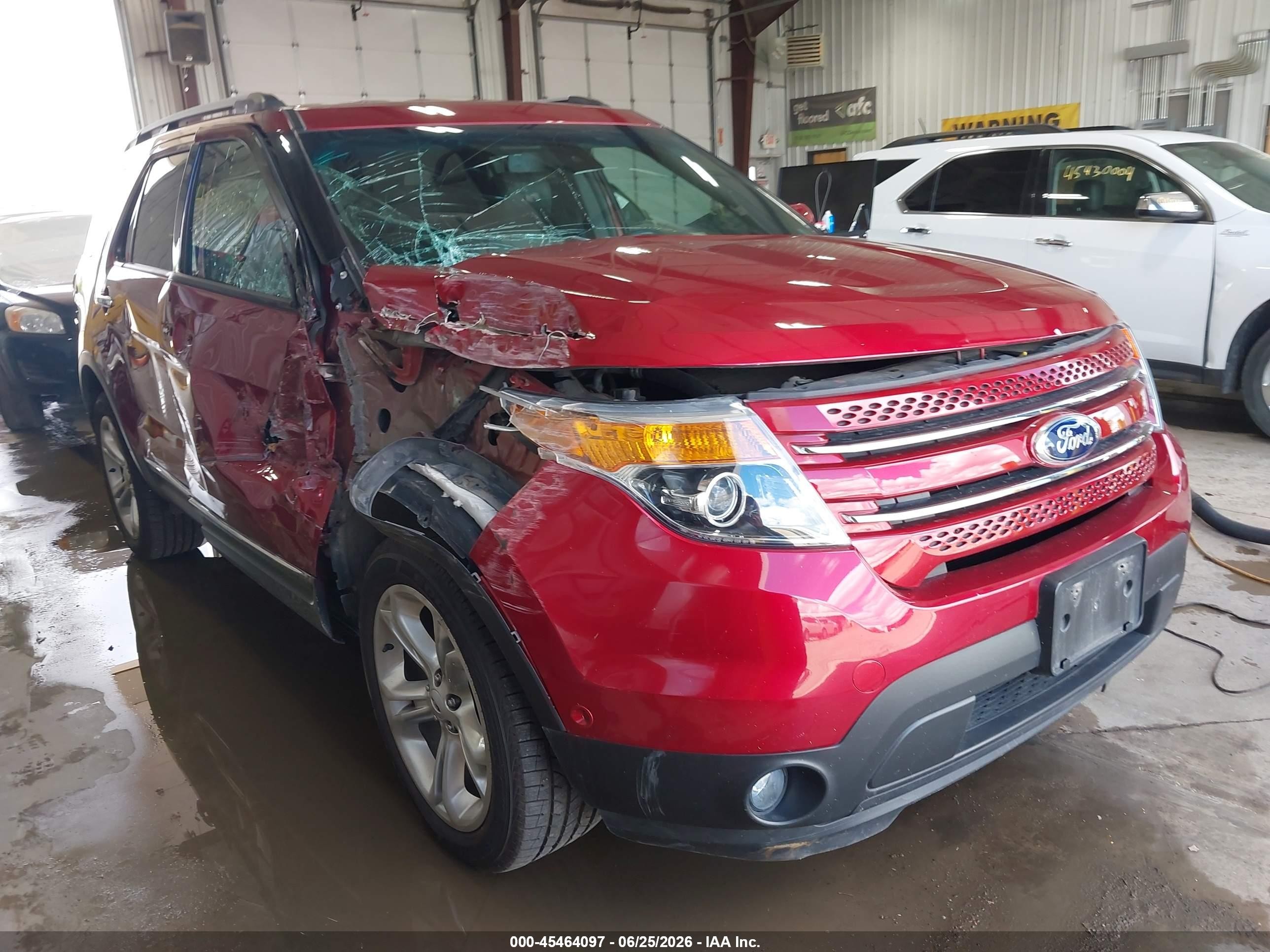 2013 Ford Explorer Limited Red vin: 1FM5K8F89DGC15087