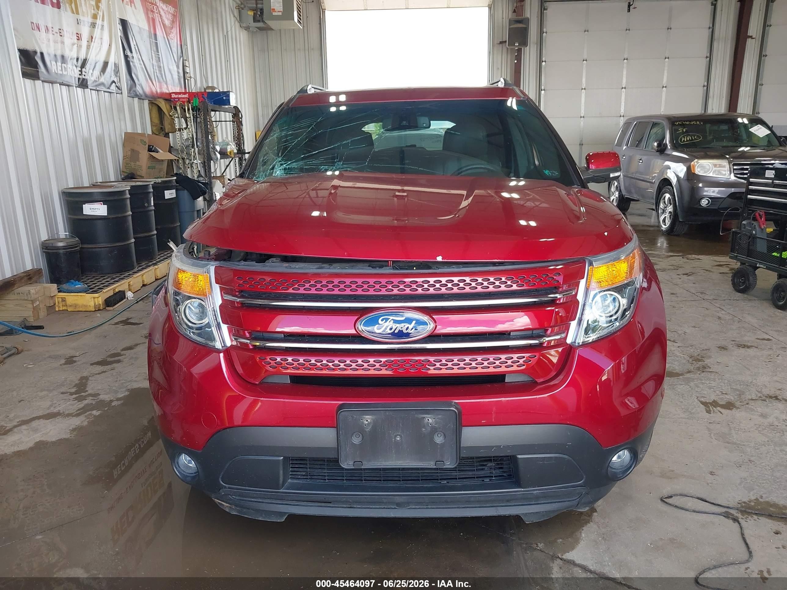 2013 Ford Explorer Limited Red vin: 1FM5K8F89DGC15087
